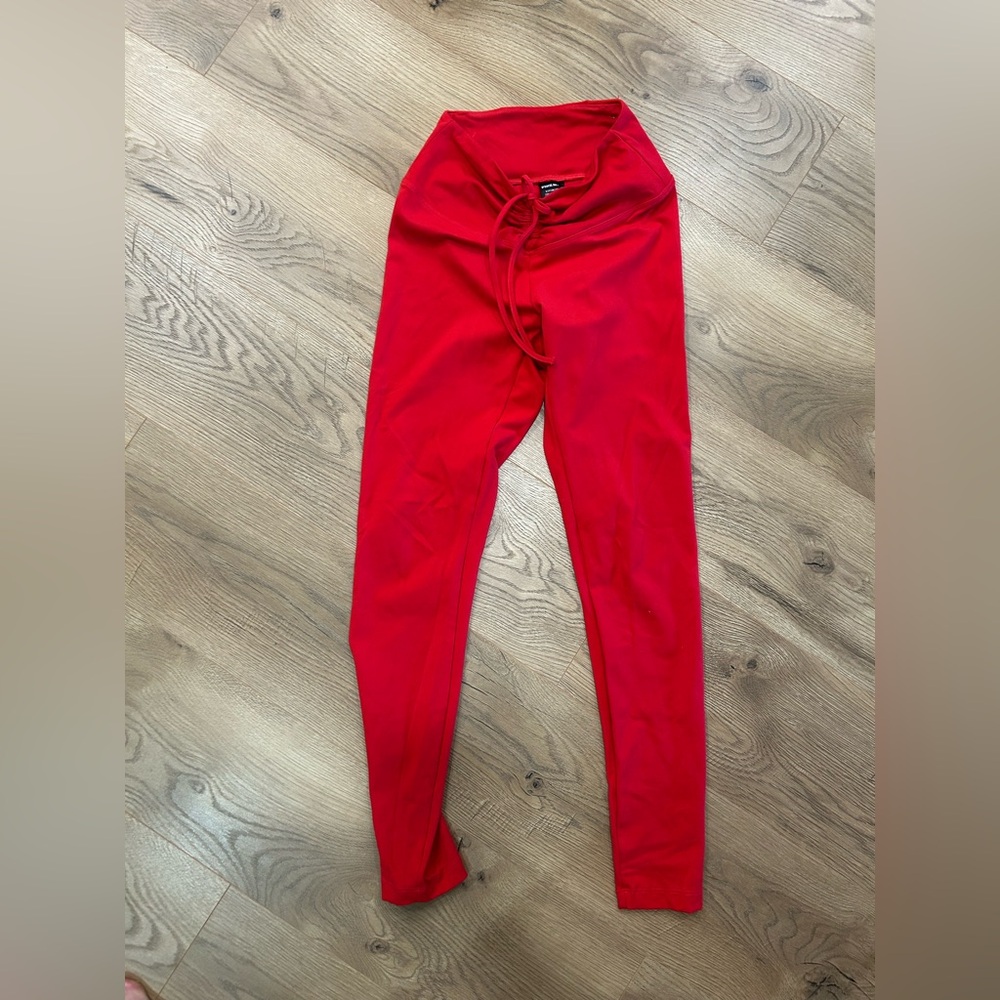 PINK Victoria's Secret Bold Red Kids Leggings